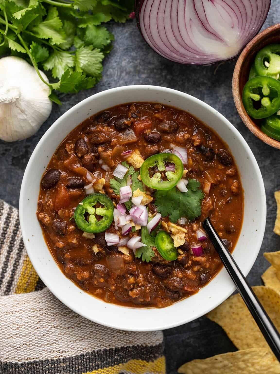 Macro friendly chili